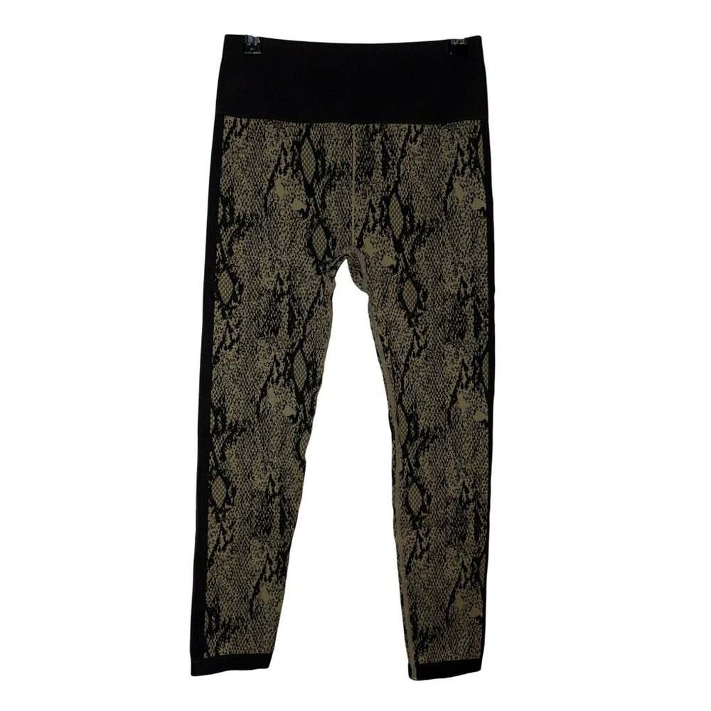 Fabletics High-Rise Snake Print Cropped Leggings Size M